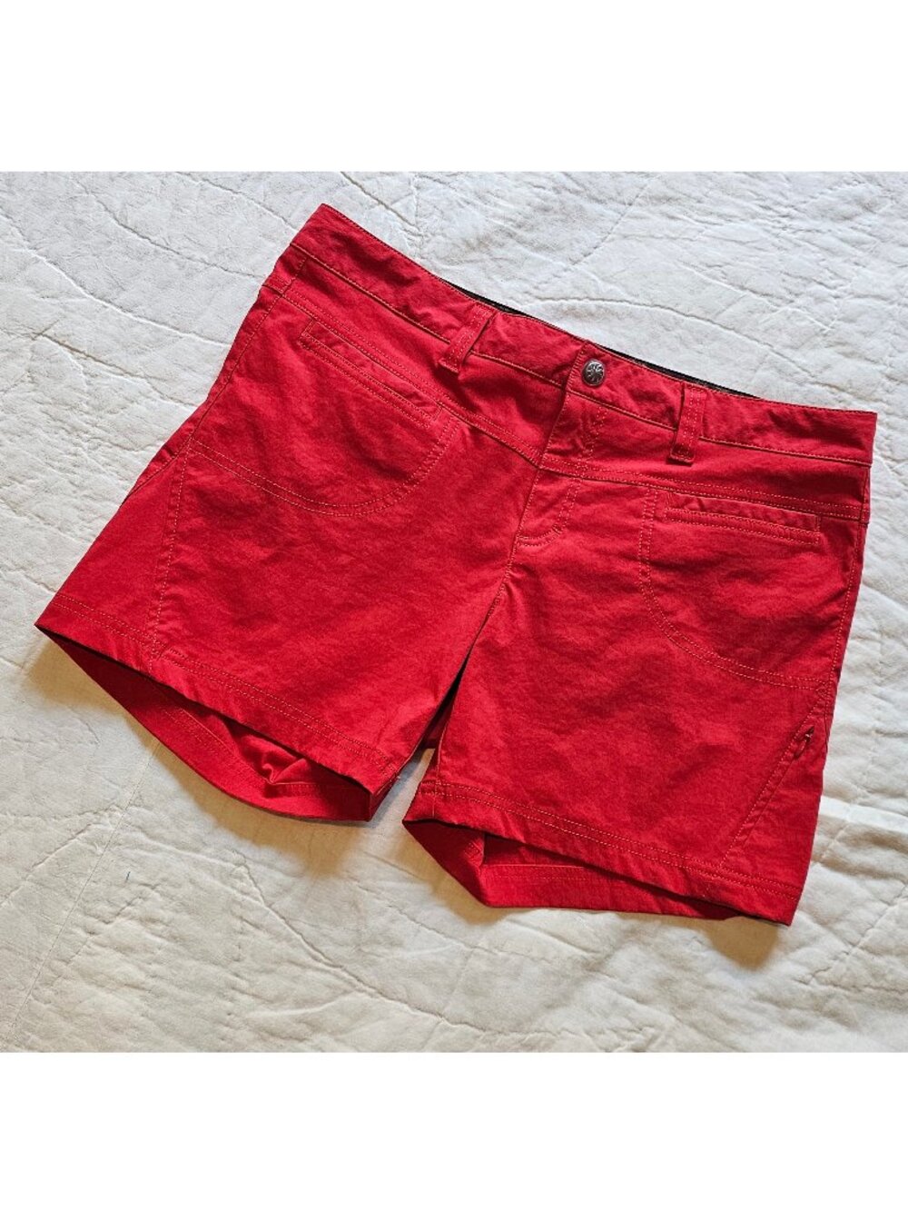 Athleta 12 Red Active Athletic Shorts